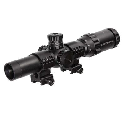 STRIKE LPVO Riflescope 1-4x24 mm, with Mount (25 mm) - Black