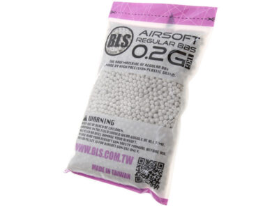 20x BLS Precision pellets 0,20g, 5000 BBs - White (box) - obrazek 2