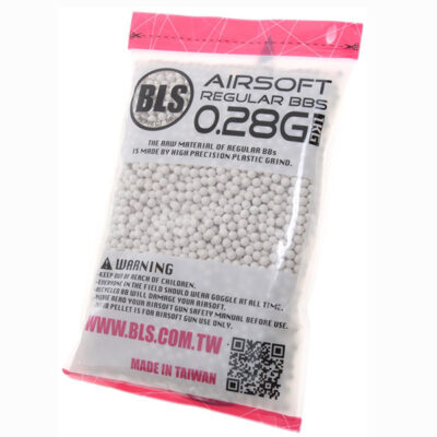 Alternative view of 20x BLS Precision pellets 0,28g, 3500 BBs - White (box)