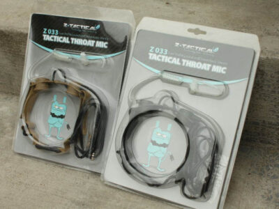 Z Tactical Throat Mic ( Tan ) - obrazek 2