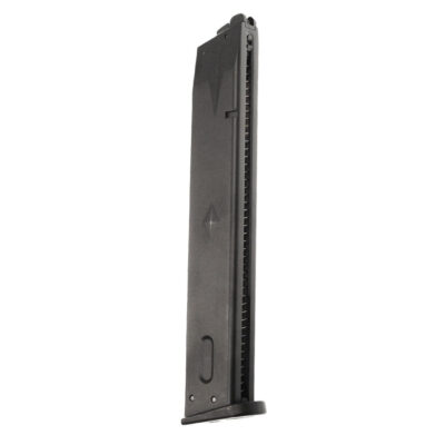 WE Long Gas Magazine for WE M9 / M92 GBB, 50 BBs - Black