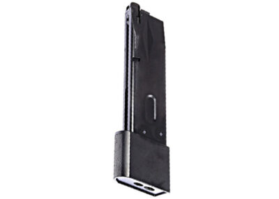 WE Gas Magazine for WE BioHazard M92 GBB, 30 BBs, Extended - Black - obrazek 2