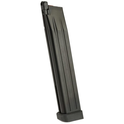 WE Long Gas Magazine for WE Hi-Capa GBB, 50 BBs - Black