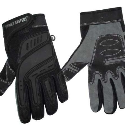 STRIKE Tactical Gloves with Knuckle Protection - Gray / black