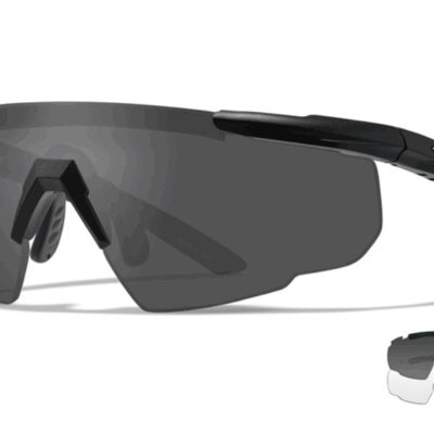 Goggles SABER ADVANCED Smoke Grey plus Clear Lens/Matte black frame