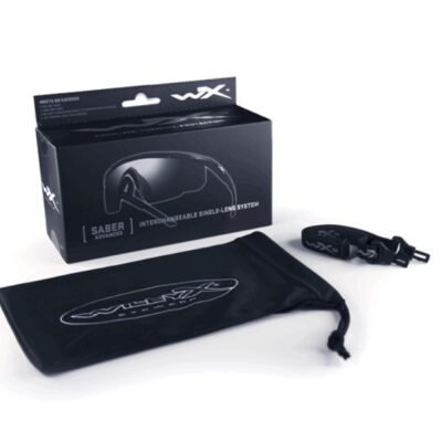 Alternative view of Goggles SABER ADVANCED Smoke Grey  plus  Clear Lens/Matte black frame