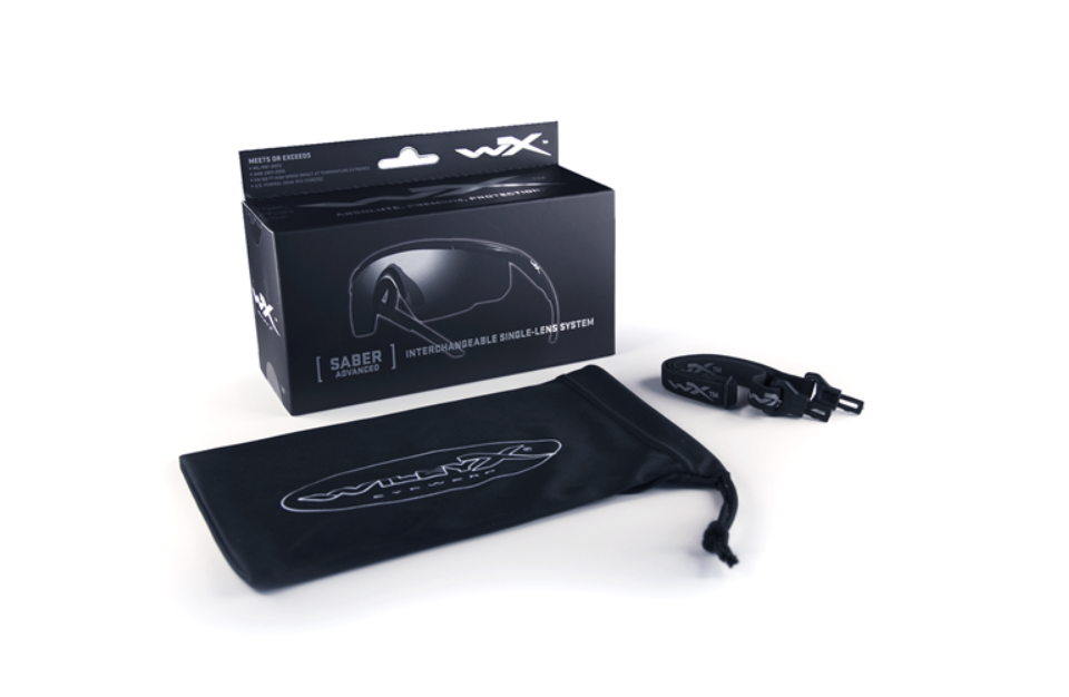 Goggles SABER ADVANCED Smoke Grey plus Clear Lens/Matte black frame OD-A-WX081 asgbox.pl Goggles SABER ADVANCED Smoke Grey plus Clear Lens/Matte black frame - obrazek 2