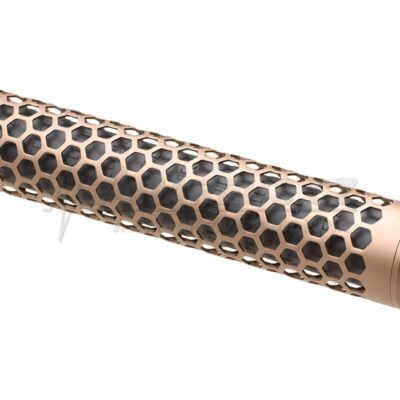 AA Aluminum Suppressor HIVE T10 255x50 mm, 14- mm CCW - Tan