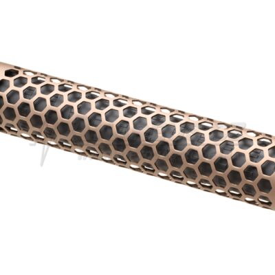 Alternative view of AA Aluminum Suppressor HIVE T10 255x50 mm, 14- mm CCW - Tan