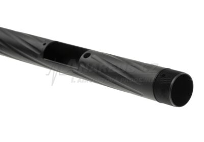AA CNC Aluminum Outer Barrel VSR-10 with 14mm CCW Thread, Short - Black - obrazek 2