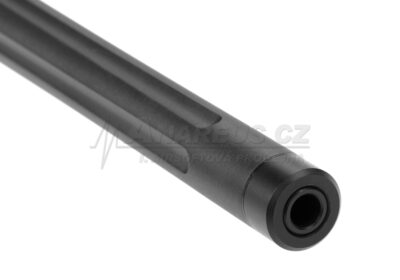 AA CNC Aluminum Outer Barrel VSR-10 with 14mm CCW Thread, Long - Black - obrazek 3