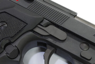 Steel Trigger Lever for Marui M9/M92F Series - Black - obrazek 3