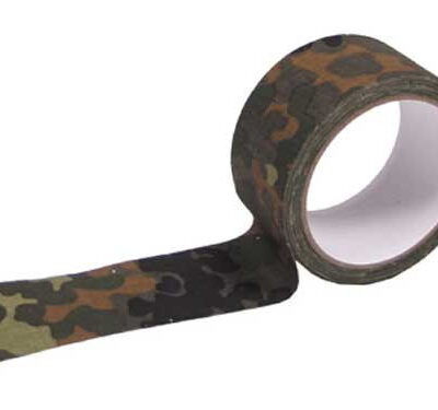 Camouflage tape, waterproof Flecktarn
