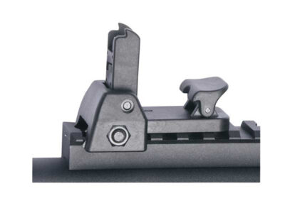 ASG Detachable Front and Rear Flip-up RIS Rail Sight - Black - obrazek 2