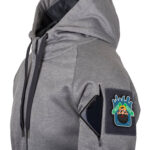 HELIKON URBAN TACTICAL HOODIE (FullZip)(R) - Melange Black/Grey - obrazek 4