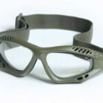 Glasses AIR COMMANDO Mil-Tec OLIVE clear
