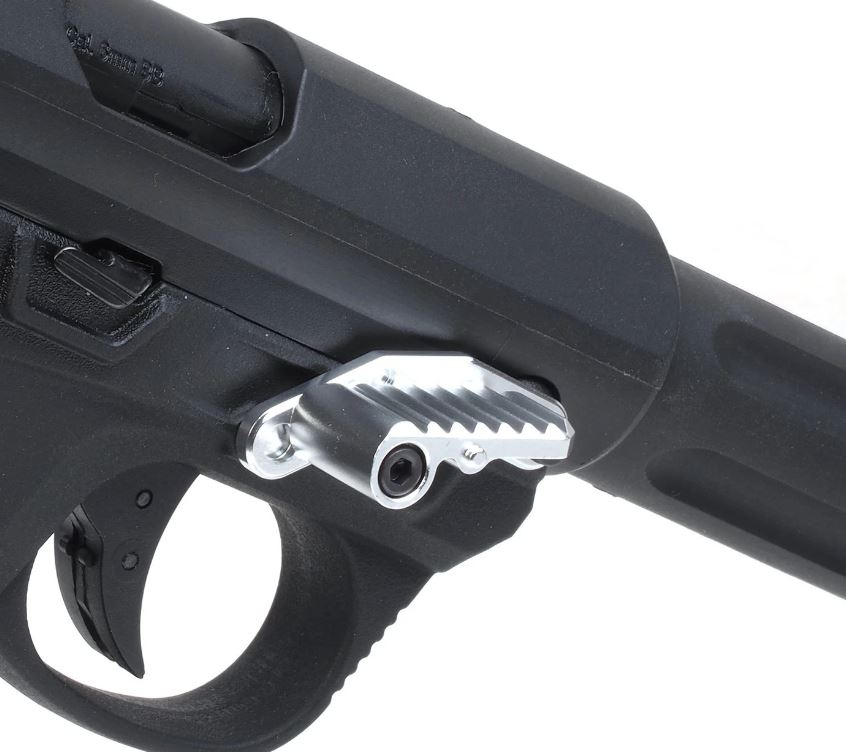 AA CNC Aluminium Thumb Stopper for AAP-01 GBB - Silver OD-A-U01-008-2 asgbox.pl AA CNC Aluminium Thumb Stopper for AAP-01 GBB - Silver - obrazek 2