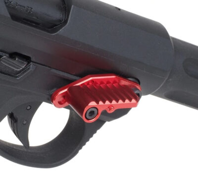 AA CNC Aluminium Thumb Stopper for AAP-01 GBB - Red - obrazek 2
