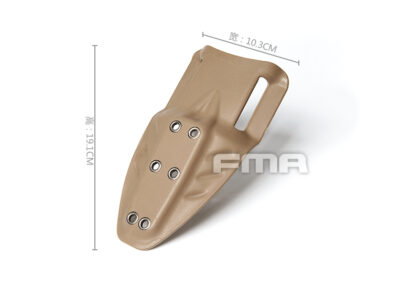 FMA Low-Ride Universal Belt Loop Holster Adapter - Tan - obrazek 5
