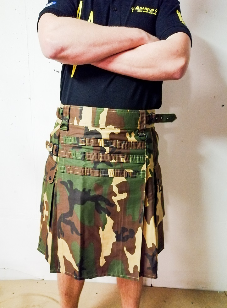 ANAREUS Tactical Kilt - Woodland OD-A-ANAR41-32 asgbox.pl ANAREUS Tactical Kilt - Woodland - obrazek 3