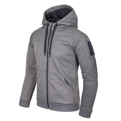 HELIKON URBAN TACTICAL HOODIE (FullZip)(R) - Melange Grey