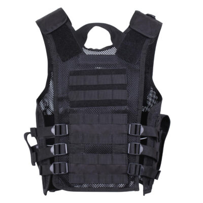 Alternative view of Children tactical vest BLACK