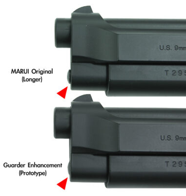 Steel Recoil Spring Guide for MARUI M92F Military (Black) - obrazek 4