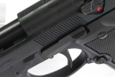 Steel Slide Stop for MARUI M92F Military (Black) - obrazek 2
