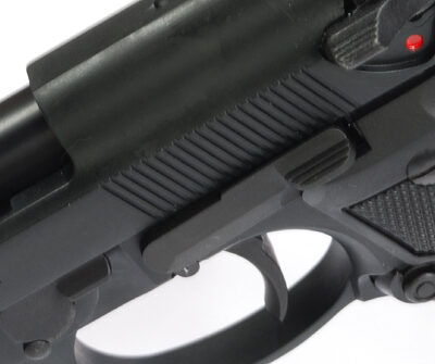 Alternative view of Steel Slide Stop for MARUI M92F Military (Black)