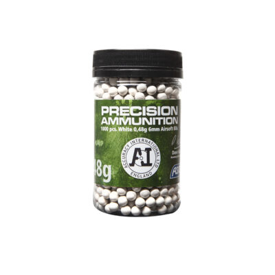 ASG Accuracy International Heavy BBs 0,48g, 1000 BBs - White