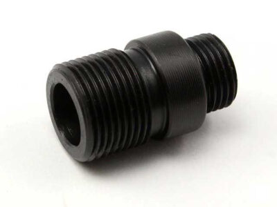 WE pistols silencer adaptor - short, black