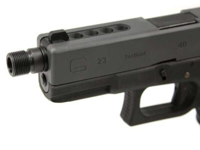 WE pistols silencer adaptor - short, black - obrazek 2