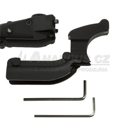 Alternative view of BD RIS Module with Red Laser Pointer for M 9 Pistols - Black