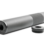 ML Aluminum Suppressor WHISPER MOCK SILENCER 135 x 30 mm, Short - Black