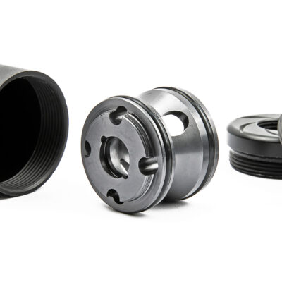 Alternative view of ML Aluminum Suppressor WHISPER MOCK SILENCER 135 x 30 mm, Short - Black