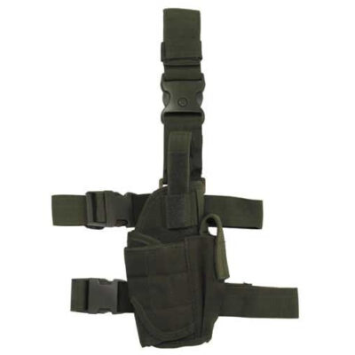MIL-FORCE Universal Leg Holster TORNADO, Right-Handed - Green