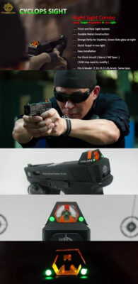 CYCLOPS Front and rear sights for G series - obrazek 4
