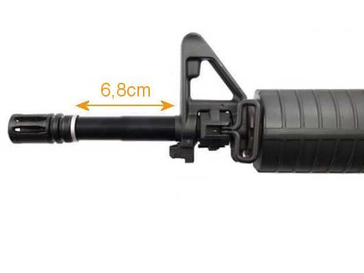 Alternative view of External barrel extension - 6.8 cm