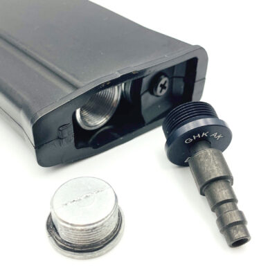 Alternative view of EPeS HPA adapter reduction for GHK magazine AR15