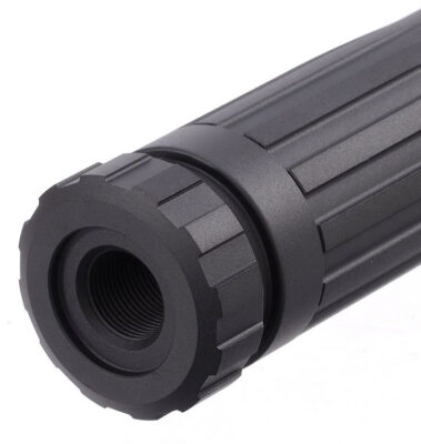 AA Aluminum Silencer AAP 169x35 mm, 14- mm CCW - Black - obrazek 3