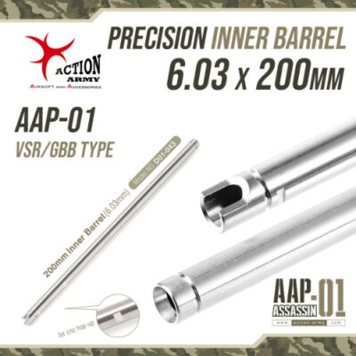 AA Precision Inner Barrel AAP-01 GBB, 6.03 mm - 200 mm
