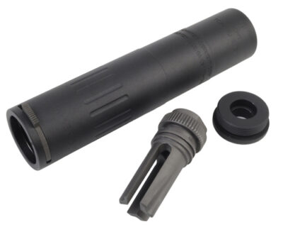 QD silencer M4-2000 (175 x 35 mm) - BLACK - obrazek 4