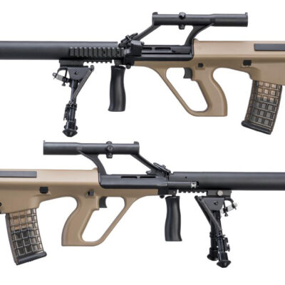 Steyr Aug with silencer (SW-020-AM) - TAN
