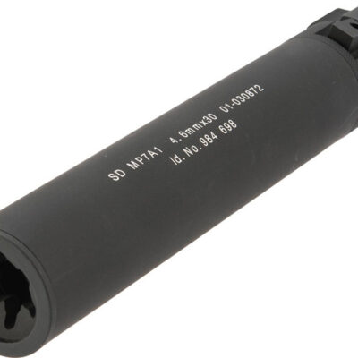 Alternative view of Angry Gun QD Silencer for WE SMG-8 (MP7) GBB with Tracer unit, 12- mm (CCW) - Black
