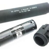 Angry Gun QD Silencer for WE SMG-8 (MP7) GBB with Tracer unit, 12- mm (CCW) - Black OD-A-AGY008-WE asgbox.pl