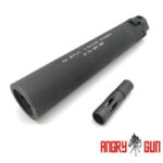 Angry Gun QD Silencer for TM MP7 A1 GBB, 12 plus  mm (CW) - Black