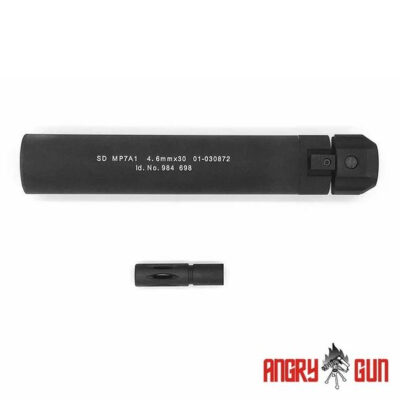 Alternative view of Angry Gun QD Silencer for TM MP7 A1 GBB, 12 plus  mm (CW) - Black