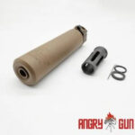 Angry Gun QD SOCOM416 Silencer (Full Markings), 14- mm (CCW) - Tan - obrazek 2