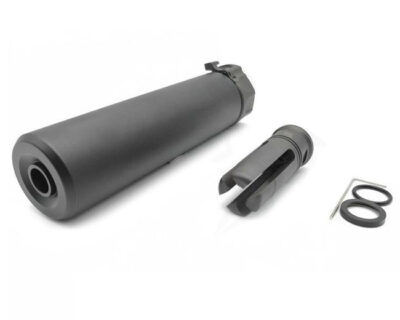Angry Gun QD SOCOM556 Silencer (Full Markings), 14- mm (CCW) - Black