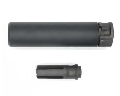 Angry Gun QD SOCOM556 Silencer (Full Markings) with Tracer unit, 14- mm (CCW) - Black - obrazek 3